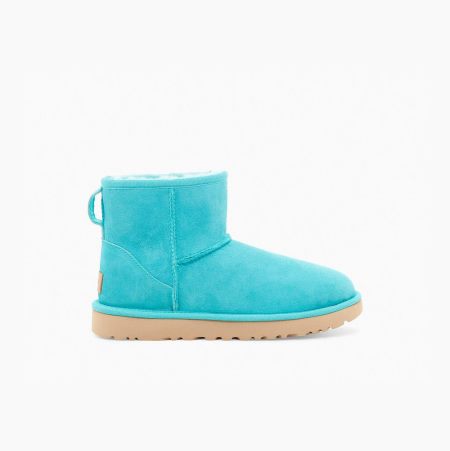 UGG Classic Mini II Light Blue Boots for Women (FTKR90571)